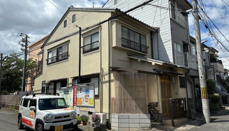 京都市T様邸 外壁塗装工事の実際の施工写真