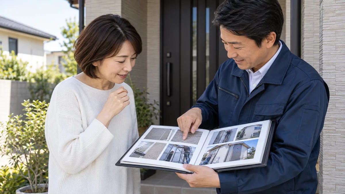 施工の記録を写真で確認のイメージ